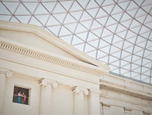 british museum low angle photo of building shelf